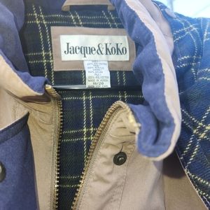 " Jacque & Koko"  Winter Coat EUC, Size 18/20 Tan
